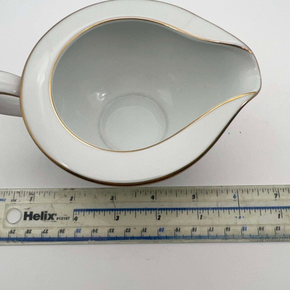 Noritake Goldhill 6613 Gravy Boat w Underplate Red Gold Trim Japan EUC